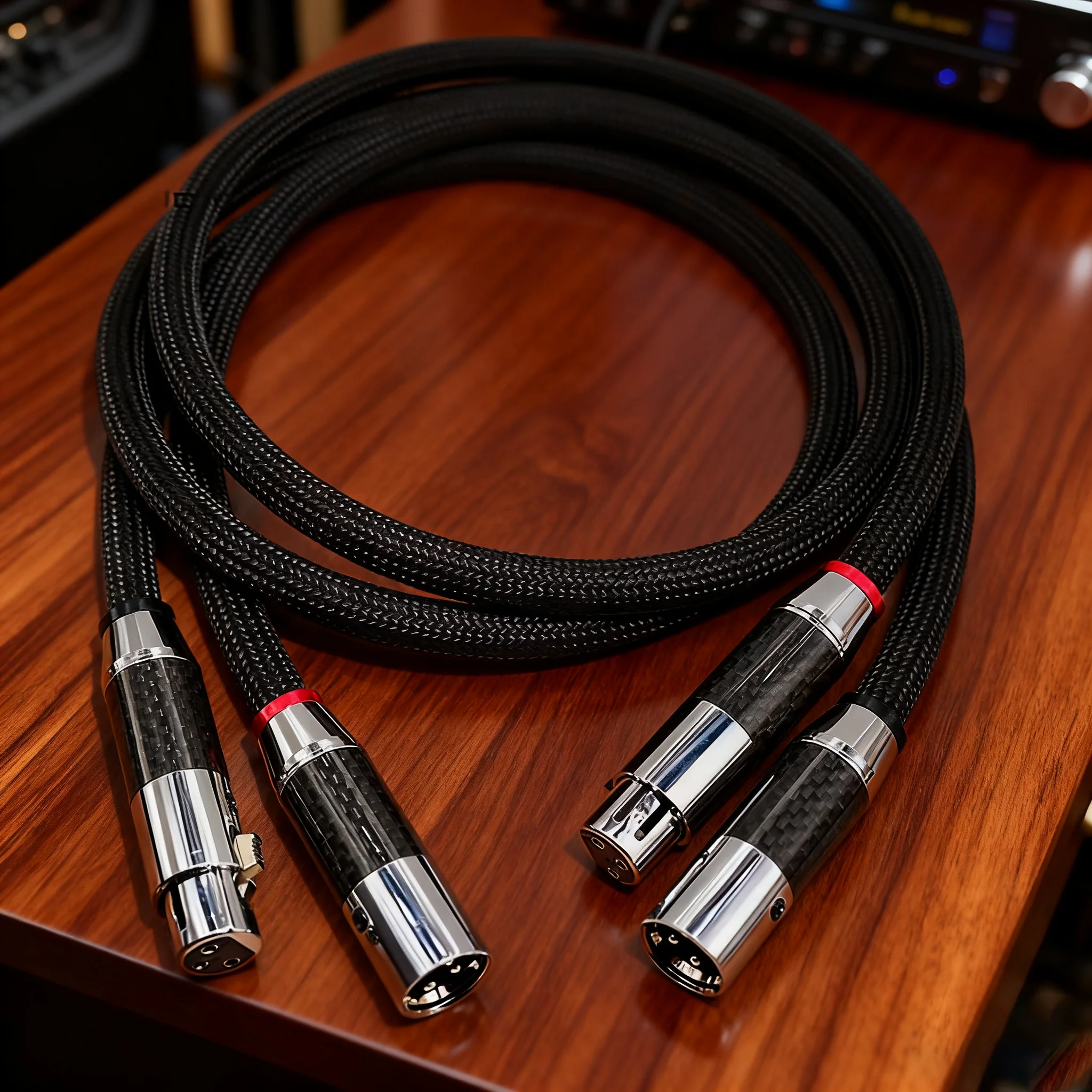 

Silver Plated XLR Cables For Multimedia CD DVD Player AMP HIFI Audio Balance Signal Wire