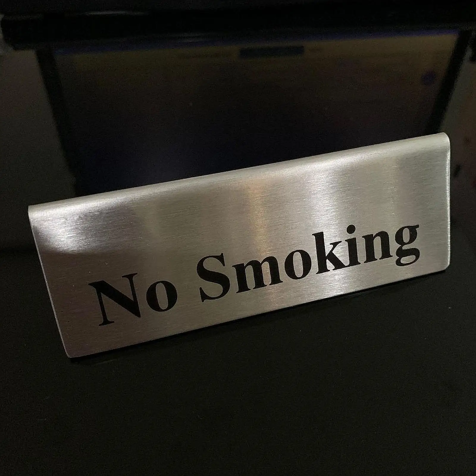 Smoke Table Tent Sign Table Smoke Card Reminder Unique Double Sided No Smoke