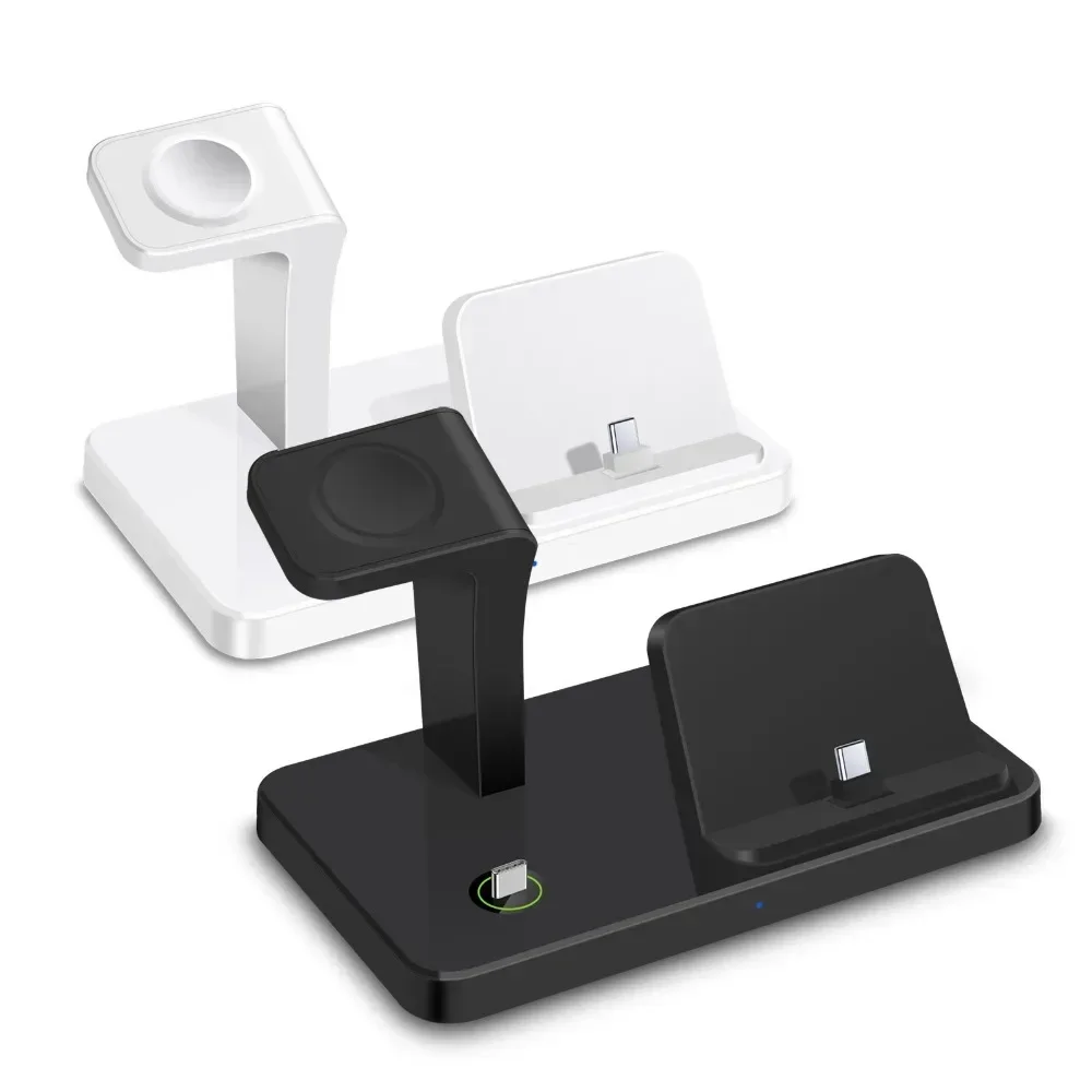 3-in-1 Kabelloses Ladegerät für Samsung S25 S24 S23 für Galaxy Watch 8 7 6 5 Pro 4 3 Buds 3 Duale Typ-C-Anschlüsse Schnelle Ladestation – Detail 13