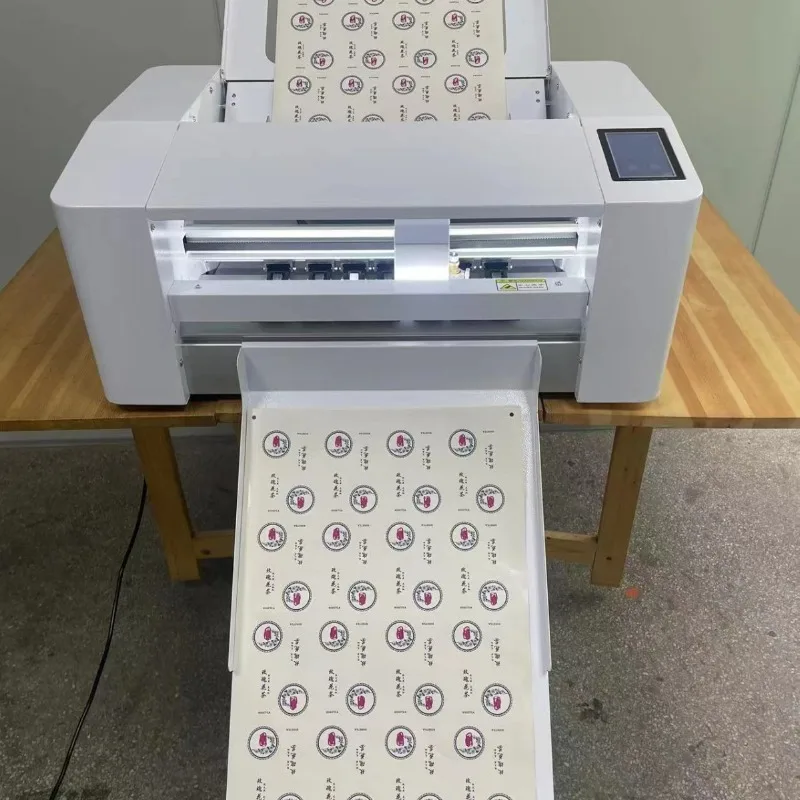 

Automatic self-adhesive die-cutting machine, new servo system sticker photo single head double head
