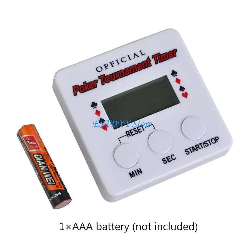 

G6DE Казино Покер Турнир Таймер Пластиковые фишки для покера Игровые аксессуары Простые в использовании