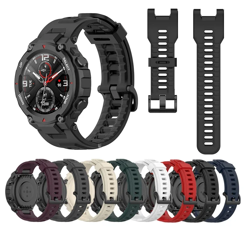 Watch Band For Huami Amazfit T Rex Pro /Trex Pro Strap Silicone Wristband Bracelet For Amazfit T-Rex/T-Rex Pro/TrexPro Strap