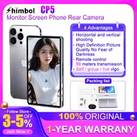Shimbol CP5 1080p Full HD 5'' Touch Screens Rear Camera Selfie Monitor for Vlog Live Stream for Compatible for iPhone &Android