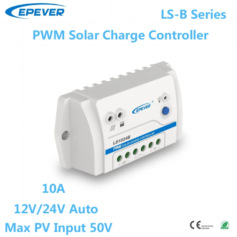 10A PWM Solar Charge Controller LS1024B EPEVER EPsolar Solar Panel Charger Regulator RS485 Interface