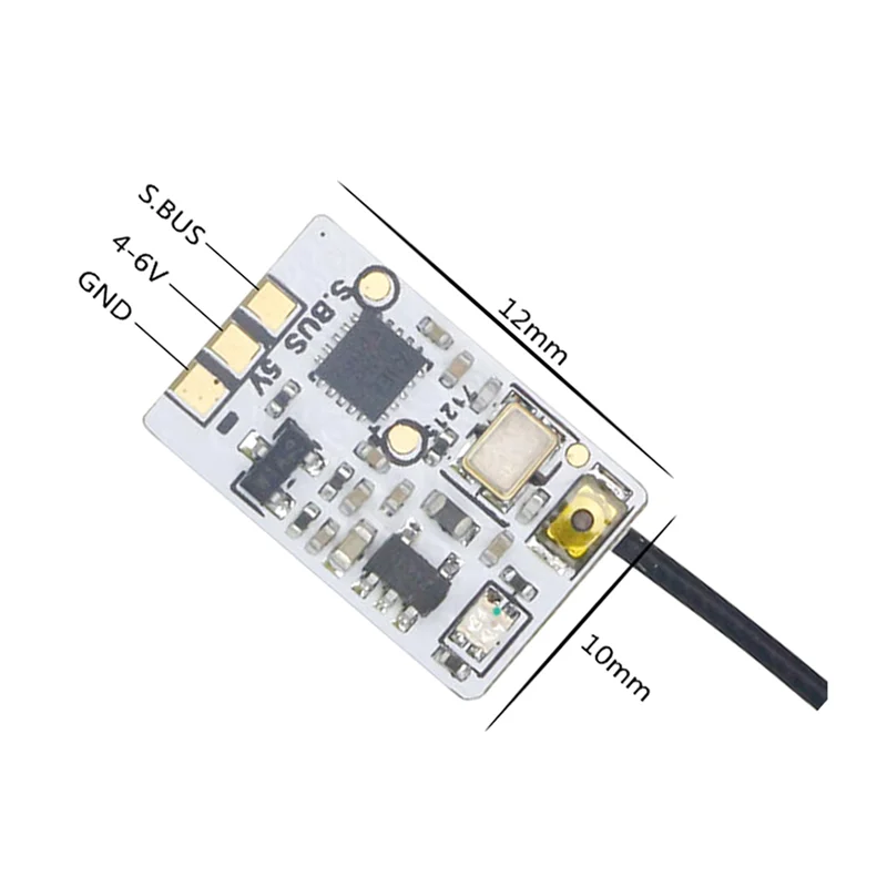 Practical-X-BOSS RX2A PRO 2.4G Mini Receiver For AFHDS 2A Flysky FS-I6 FS-I6S FS-TM8 RC Radio Transmitter/SBUS Output Mini Volum