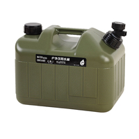 Camping Water Containers Portable Emergency PE Water Tank with Faucet for Camping Hiking 10L 12L 25L