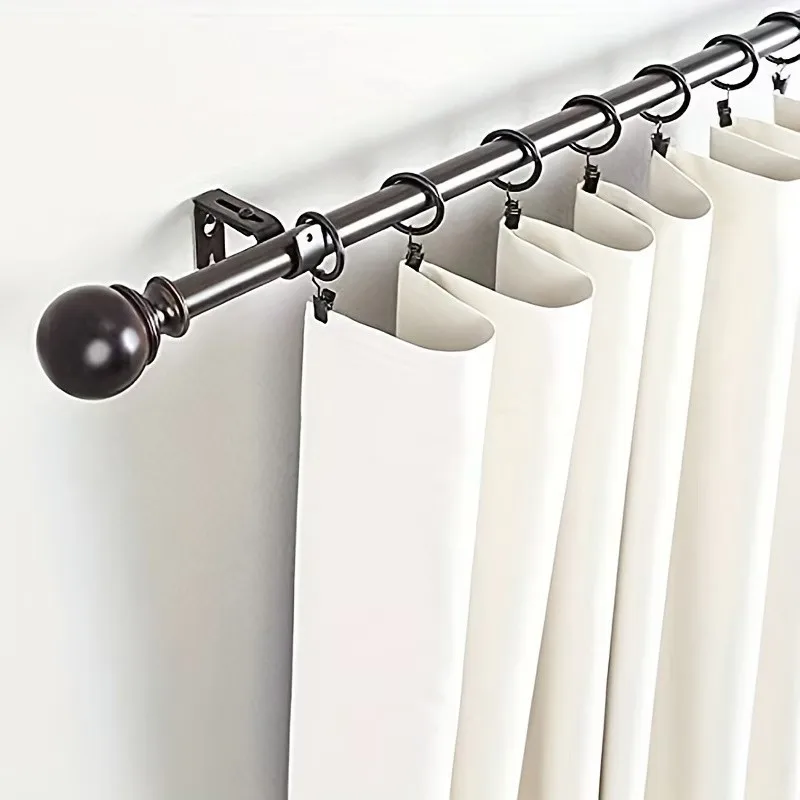 Easy Slide On Rod 25mm Metal Curtain Hanger Rings 16 pcs, perfect for Bathroom Shower Panels, Strong Clip Grip view 6