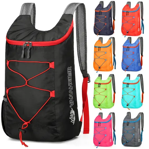 10L Foldable Portable Backpack Folding Mountaineering Bag Ultralight Outdoor Climbing Cycling Travel Knapsack for Male Female