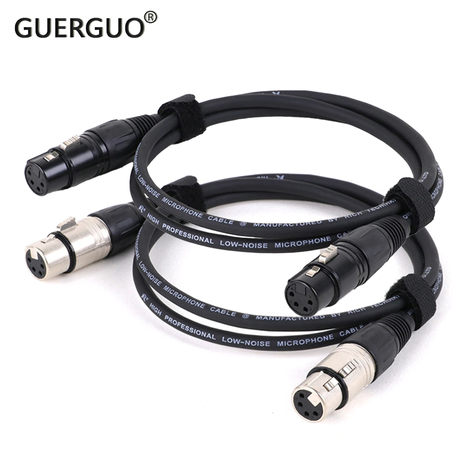 

Balanced 4-Pin XLR Female to 4-Pin XLR Female Extension Cable, Headphone Audio Extension Cable 0.3M-15M or Customization