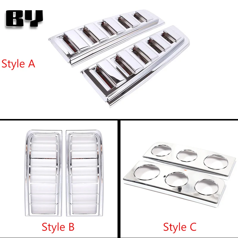 

For HUMMER H2 2003 - 2009 SUV ABS Car Tail Light Cover Brake Light Wide Indicator Cover Trim Car Accessories