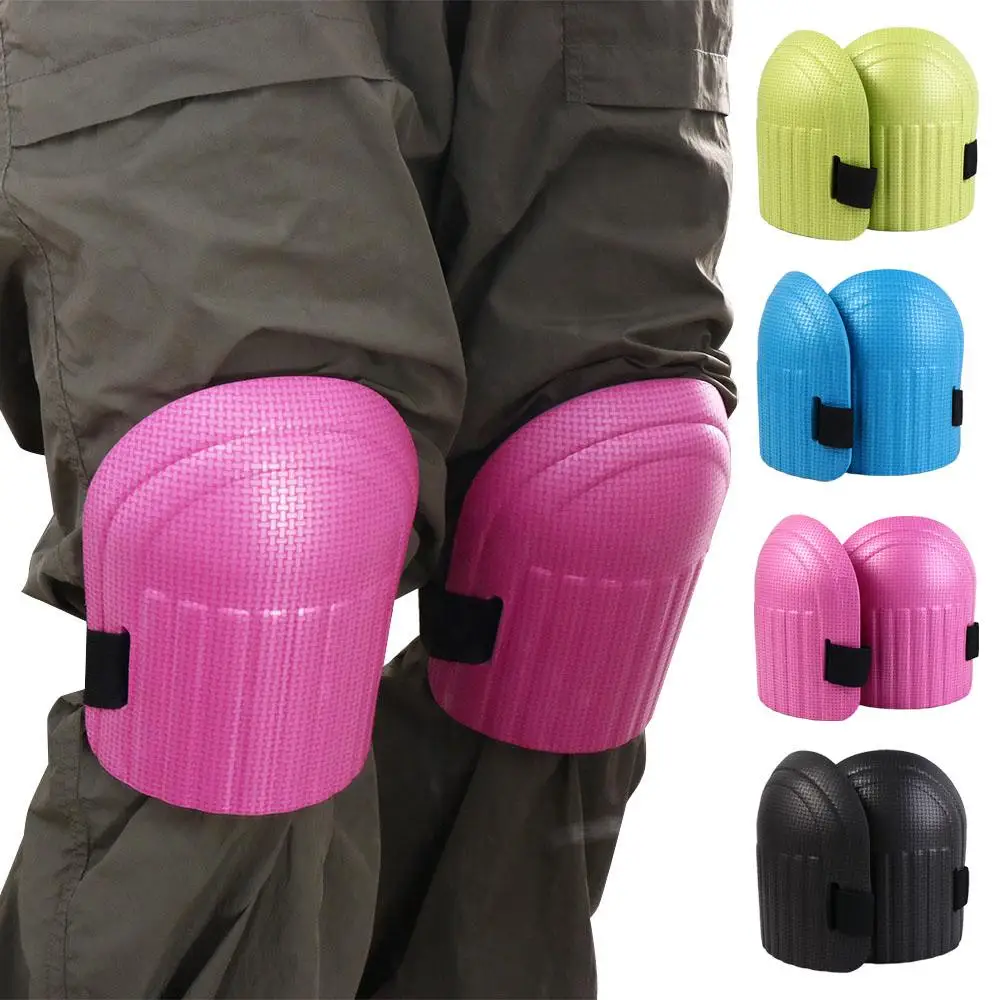 1 Pair Soft Foam Knee Protection Pad Self Protection Anti-Rolling Gardening Knee Pad Heavy-Duty Labor Protection