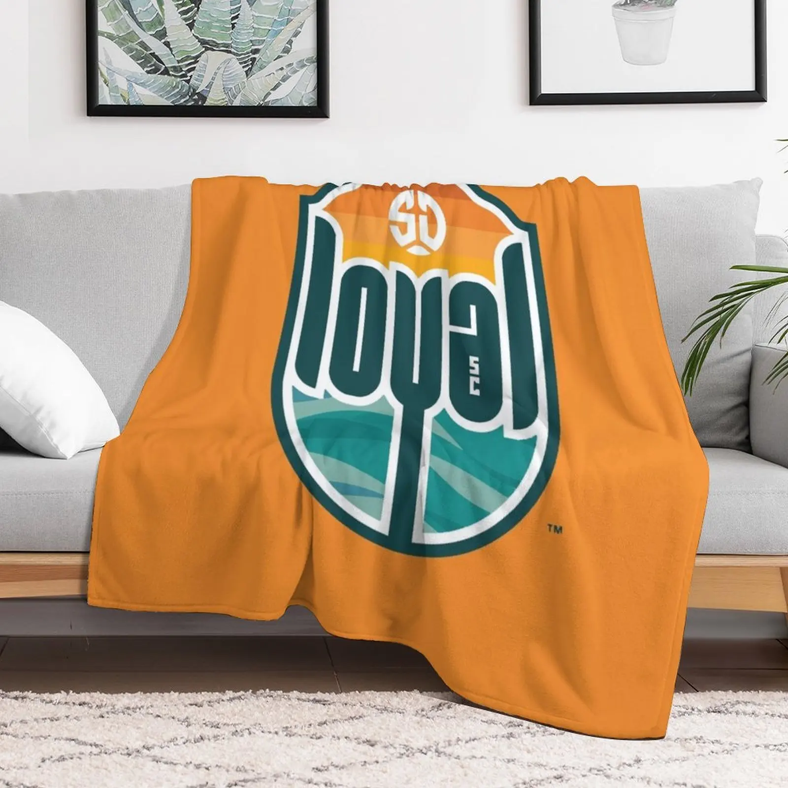 San Diego Loyal SC Throw Blanket Custom Blankets For Sofas Nap Blankets