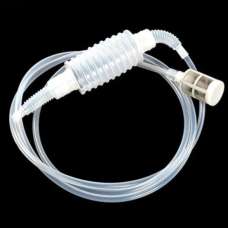 Manual Plastic Home Brew Syphon Tube Pipe Hose Water Wine Hand Transfer Pump