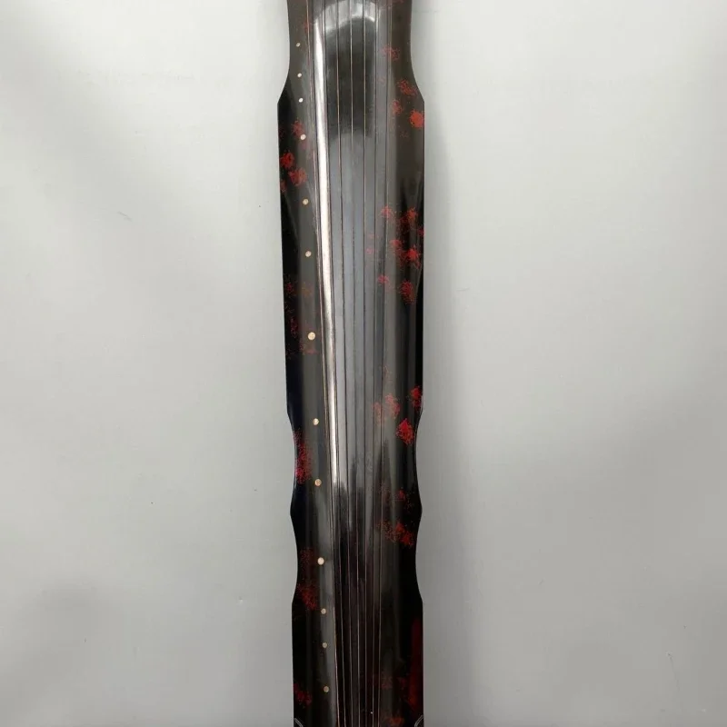 124 cm long and 20.5 cm wide, treasured old paulownia raw lacquer old guqin