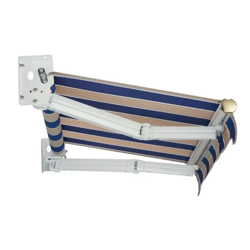 Retractable Full Cassette Folding Arm Awning for Outdoor Waterproof Canopy Balcony Awning