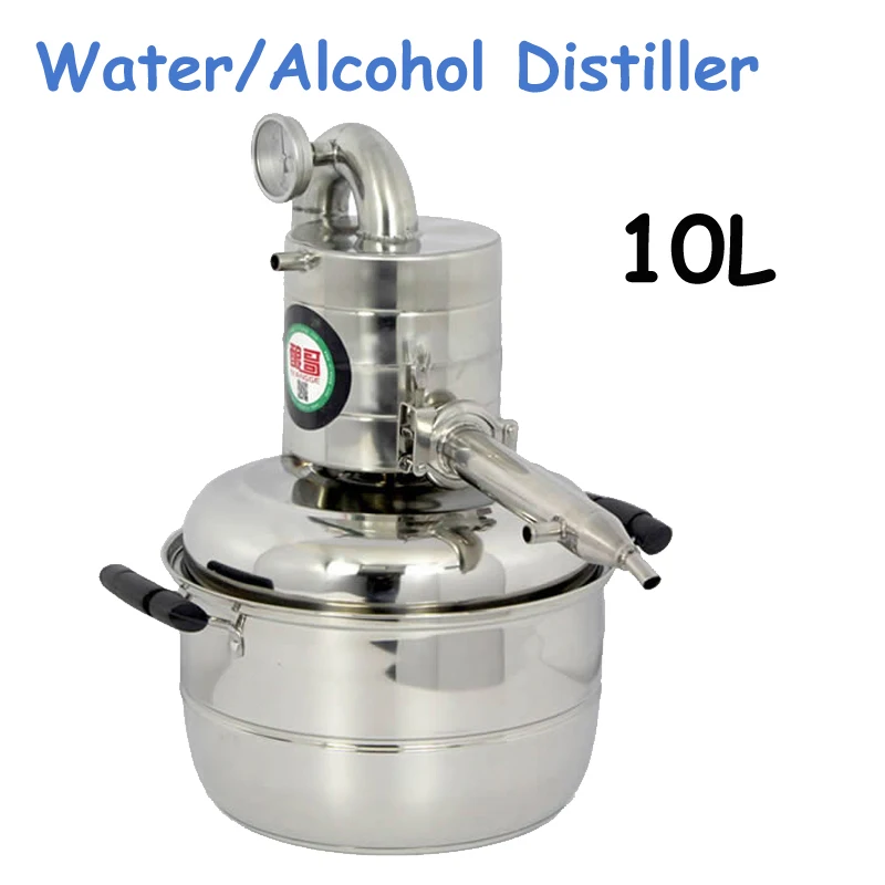 10L Water Alcohol Distiller DIY Distillation Equipment Alambique Destilador