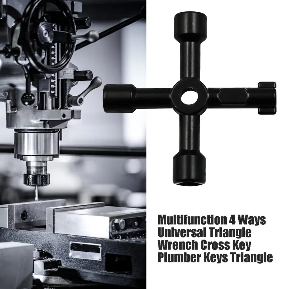 Multi-functional Electric Control Cabinet Triangle Key Wrench Elevator Water Meter Valve Square Hole Tools