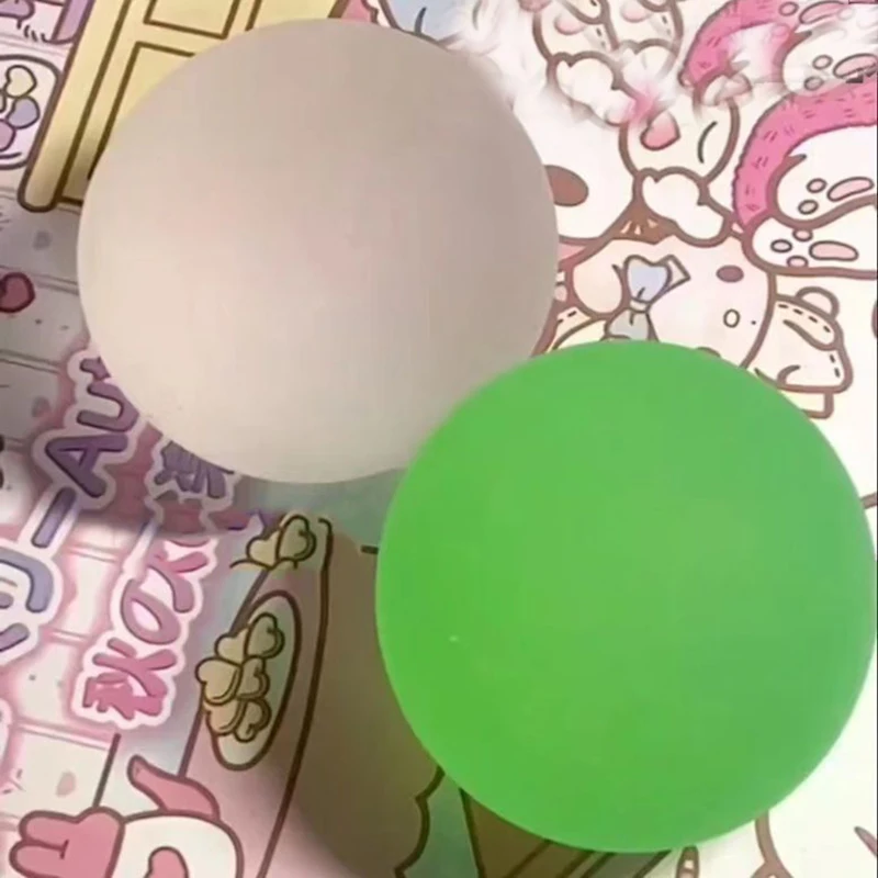 Bola de maltosa suave mate, juguete de descompresión, bola de ventilación de rebote lento para aliviar el estrés y relajar