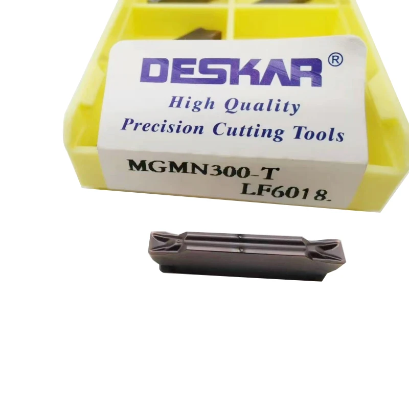 DESKAR MGMN200 G LF6018 MGMN300-T 300-H MGMN400-T MGMN400-H MGMN500 CNC Lathe Turning Carbide Insert for Stainless Steel
