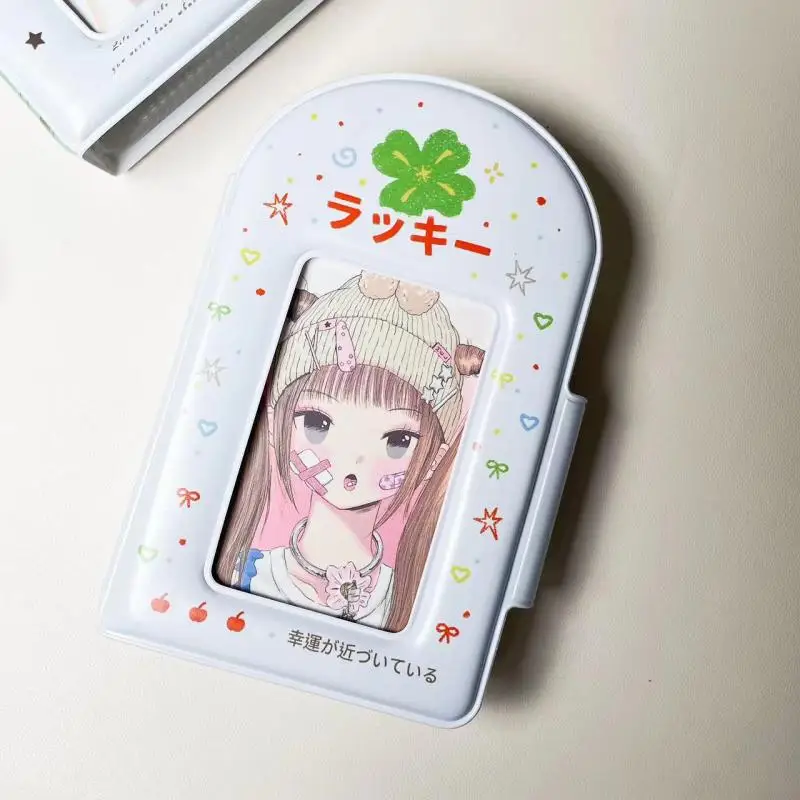 

Cute Four Leaf Clover Photo Album 3 Inch Picture Storage Case Kpop Card Binder Collect Book Photocard Holder