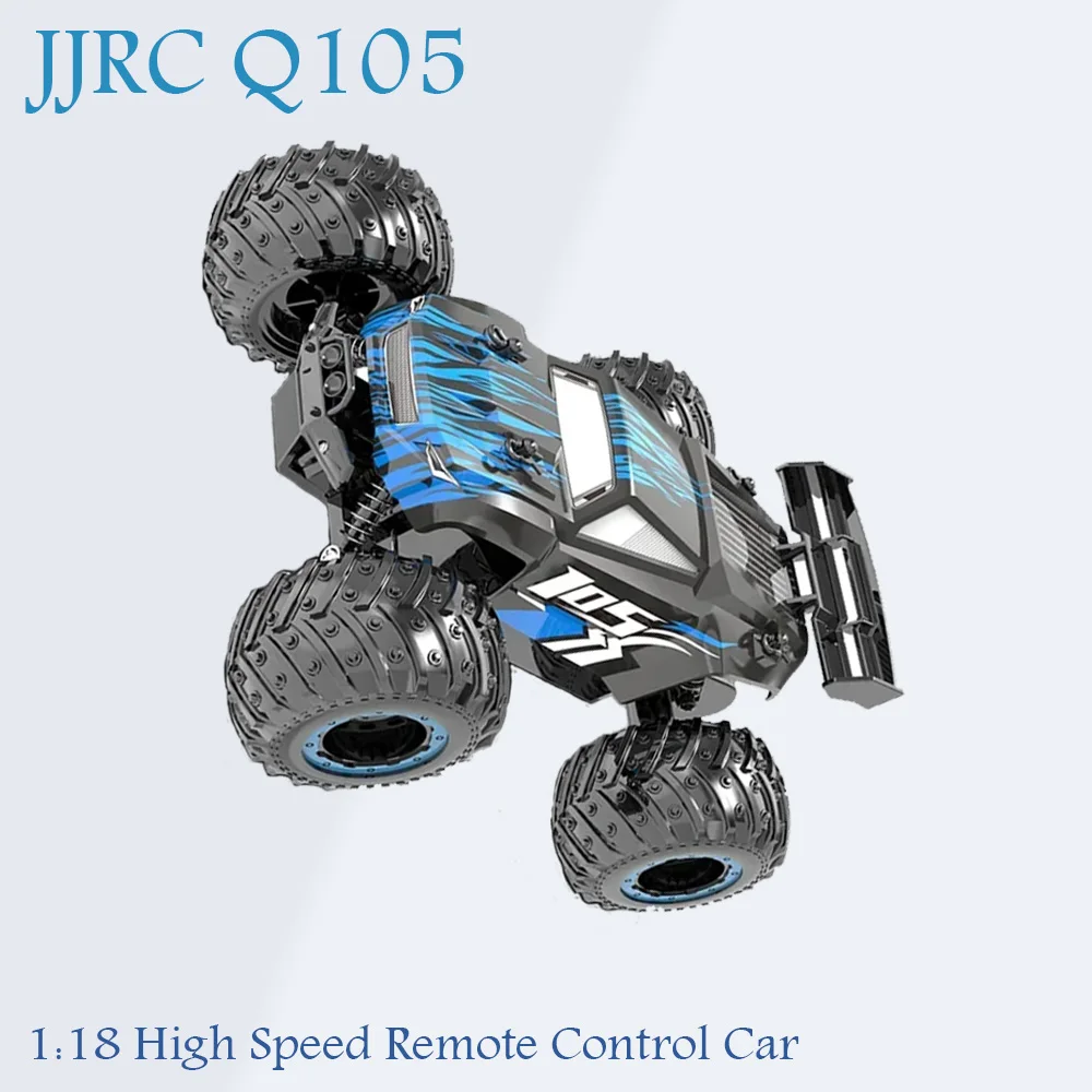 

JJRC Q105 1:18 высокоскоростной автомобиль с дистанционным управлением 2,4 ГГц Двойной Мотор привод для скалолазания Радиоуправляемый внедорожник с реальным детским автомобилем игрушка детский подарок