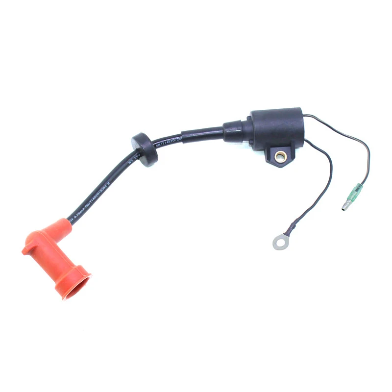 Outboard motor high-voltage coil assembly with retaining ring 2-stroke 9.9-15 63V-85570-00
