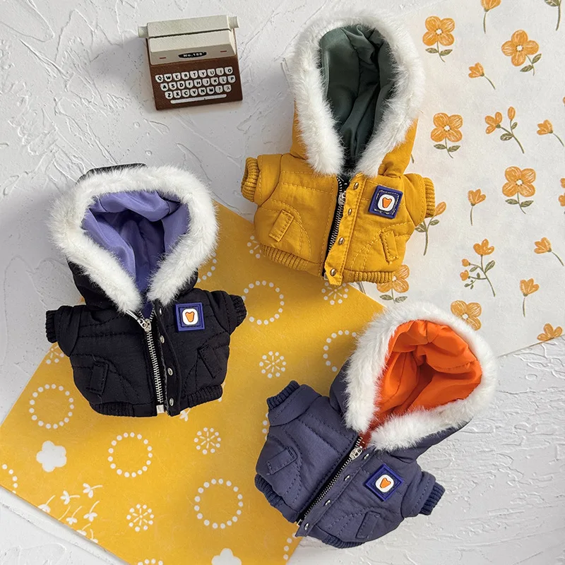 

17cm Cute Mini Plush Doll'S Clothes Outfit Accessories For Cotton collar clothing Labubu Idol Dolls onesie Clothing DIY Gift