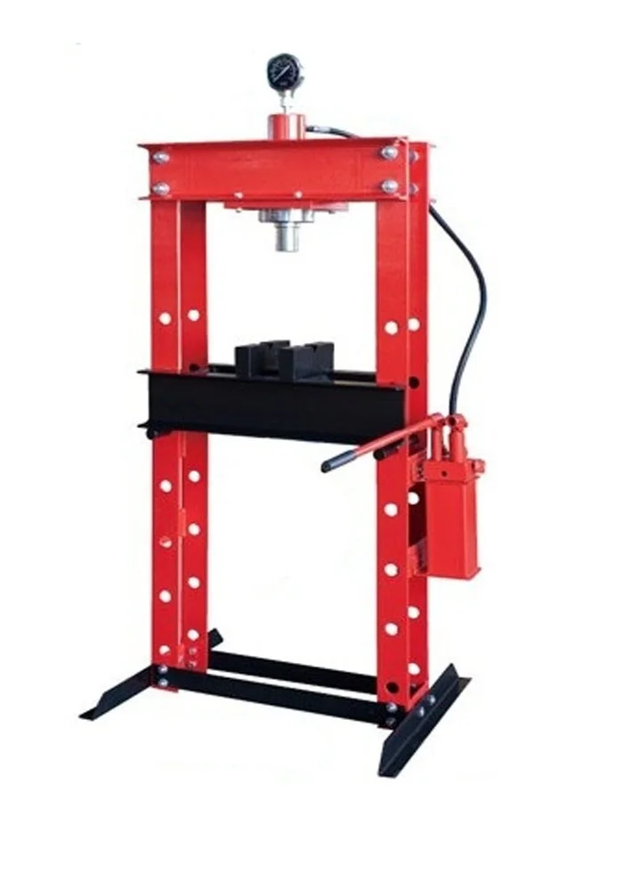 10 Ton Car Jack Hydraulic Shop Press With Gauge Table Type