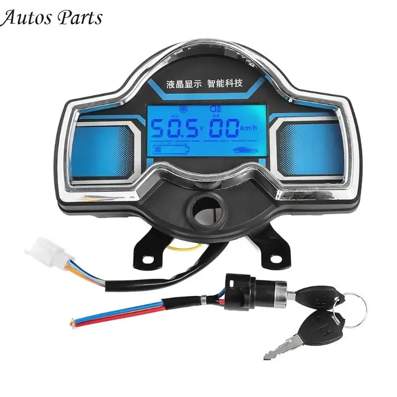 

57BA Strong Digital Display Speedometer Odometer 48V 60V 72V for Electric Tricycle