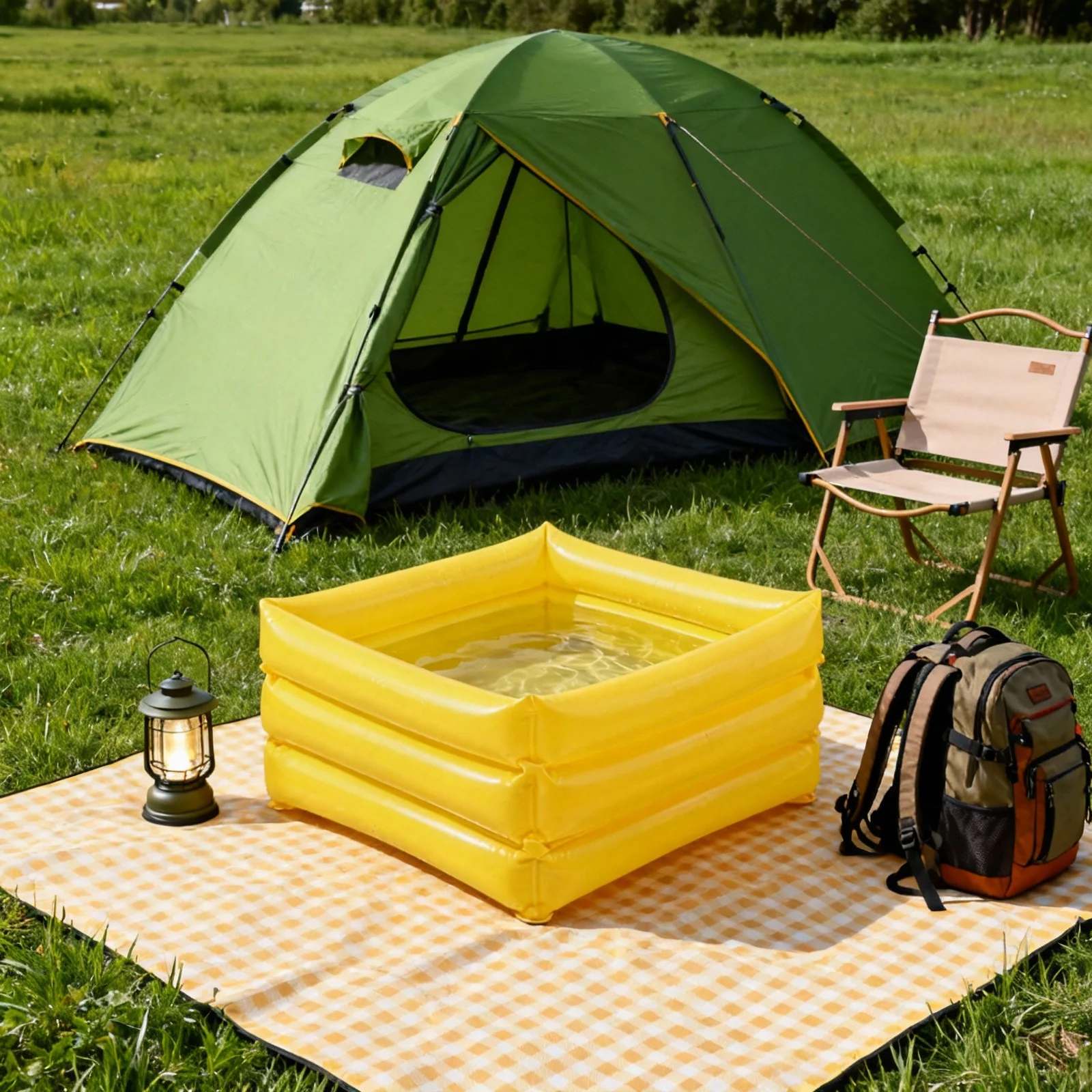 

Inflatable Foot Bath Tray Portable Foot Wash Basin for Travel Camping Outdoor Foot Soaking Tub Water Basin Lightweight Design