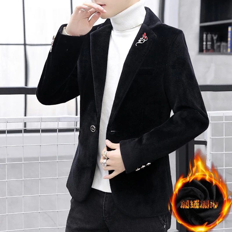 

Blazer Men's Business Gentleman Wedding Fashion, Versatile, Trendy, Comfortable To Wear, Best Man, Slimming, Casual, Warm Blazer