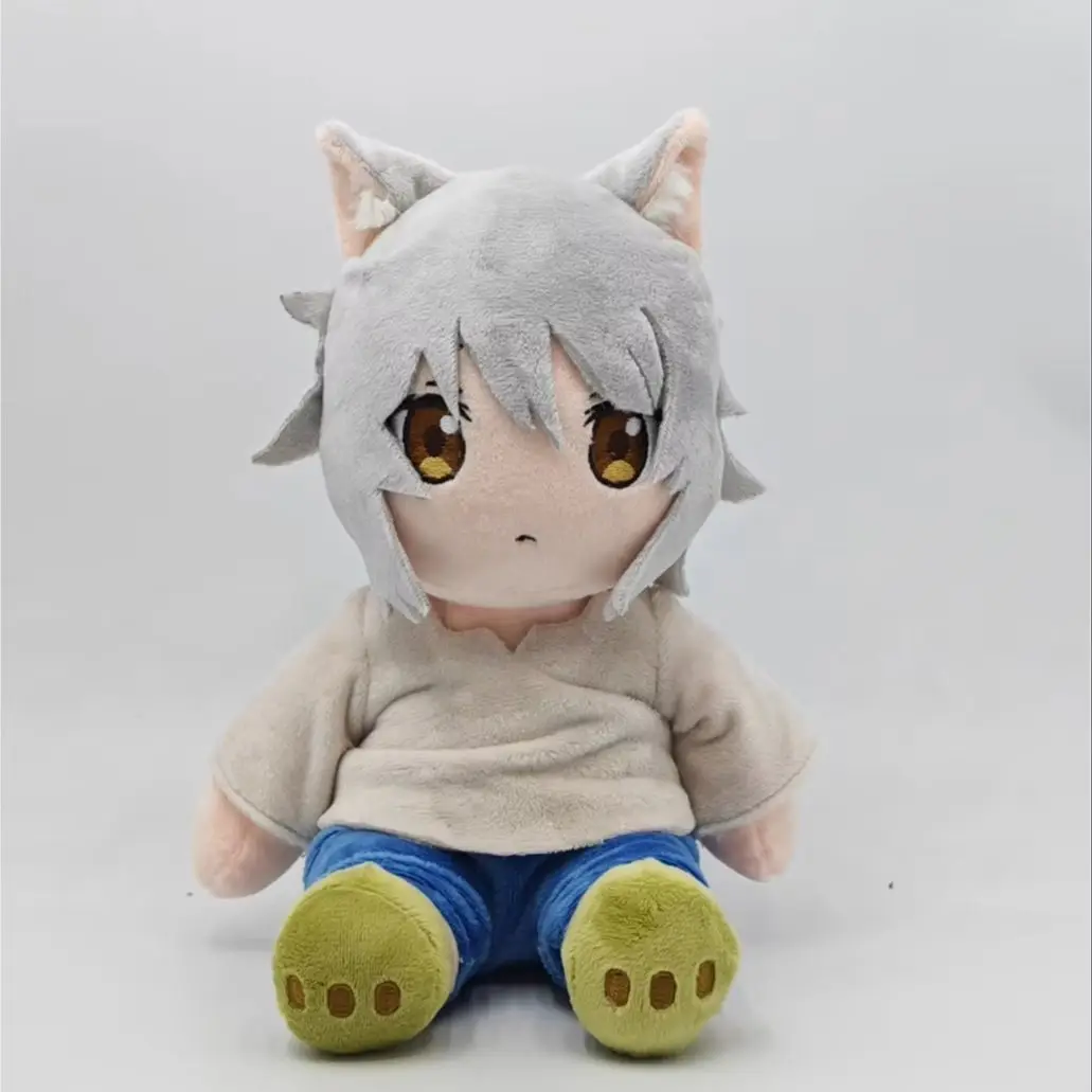 24cm Yani Neko Plushie Toys Cute Soft Stuffed Anime Pillow Dolls For Kid Birthday Christmas Gift