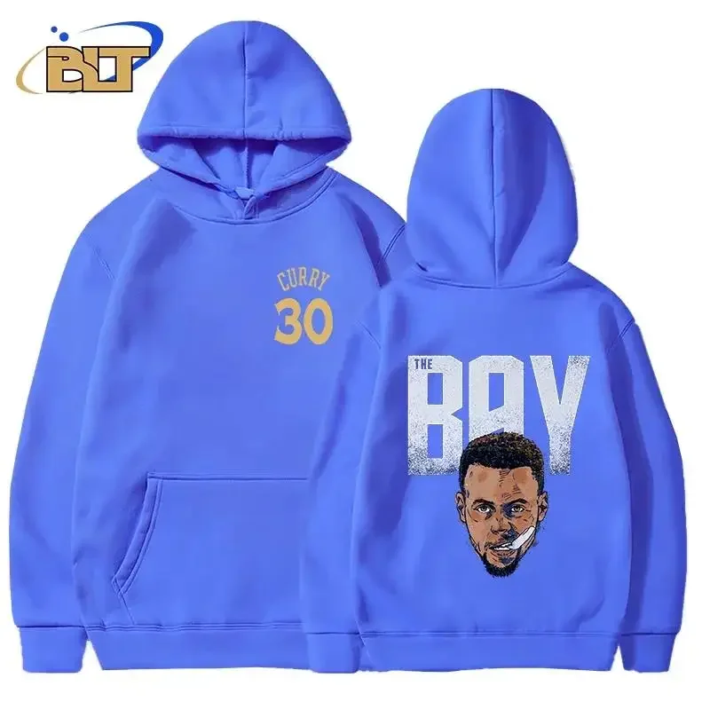 stephen curry adult hoodie plus velvet sports sweatshirt loose large size tops for men and women suitable fan clothing