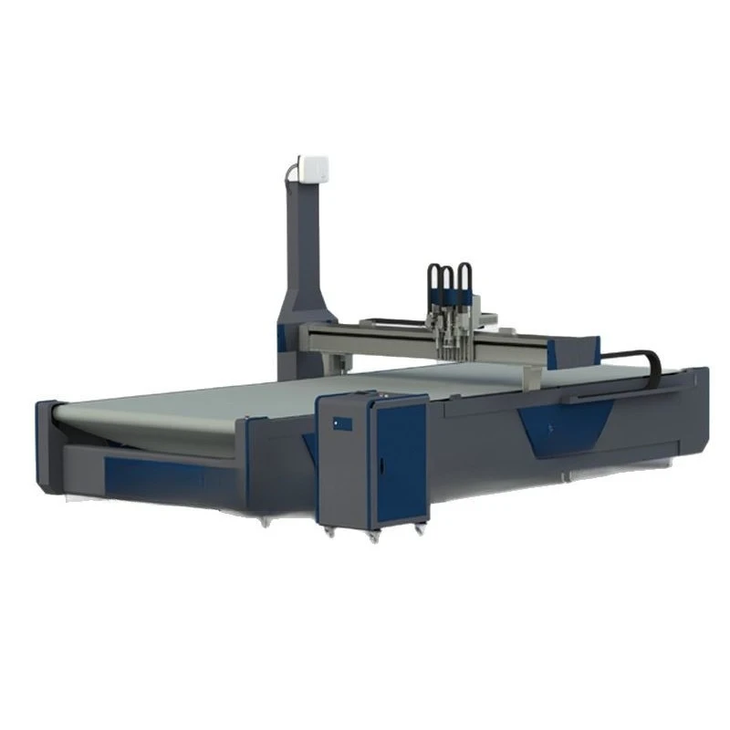 Lace Textile Multi-layer Cutting Machine Fabric Embroideable Fabric Projection Visual Positioning Vibrating Knife Cutting