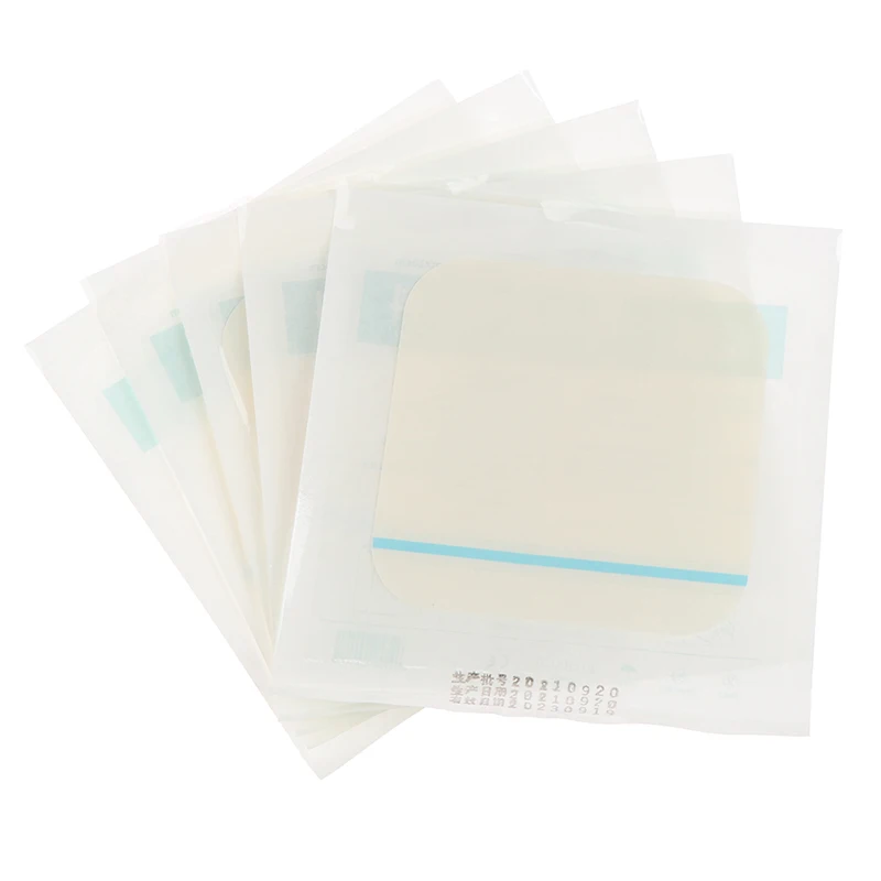 1Pcs Ultra-thin Hydrocolloid Adhesive Dressing Wound Dressing Sterile Thin Healing Pad Patches Tools