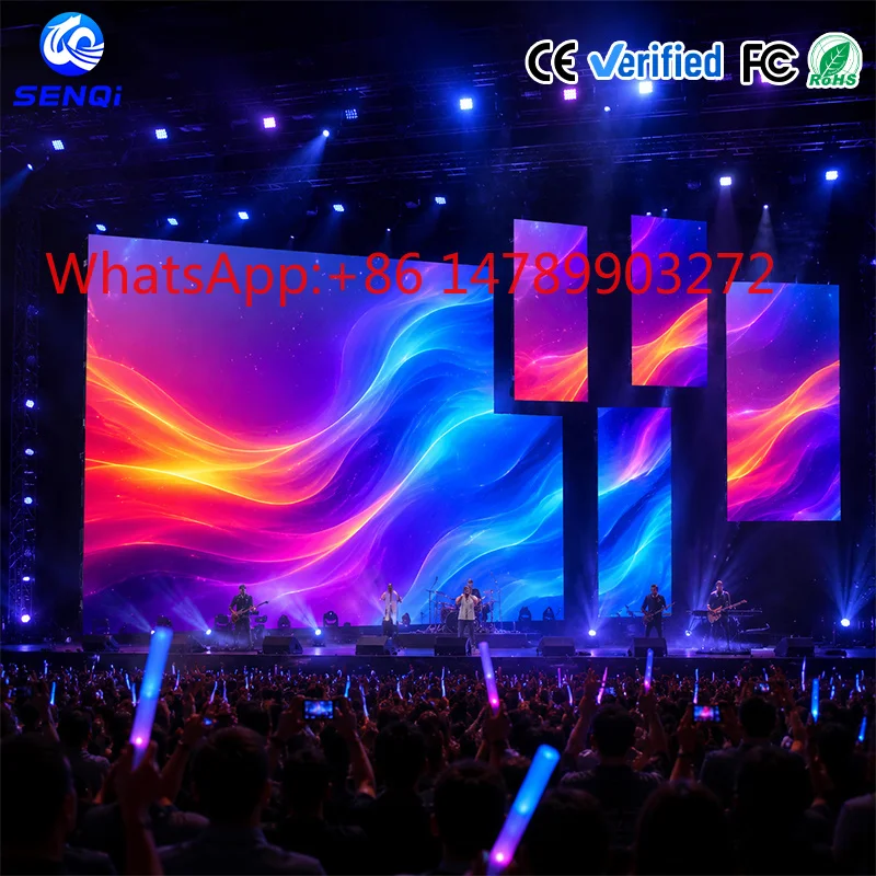 P2.97-P4.81 Waterproof Dustproof LED Video Wall Stable Signal Stage Event Rental Display Screen