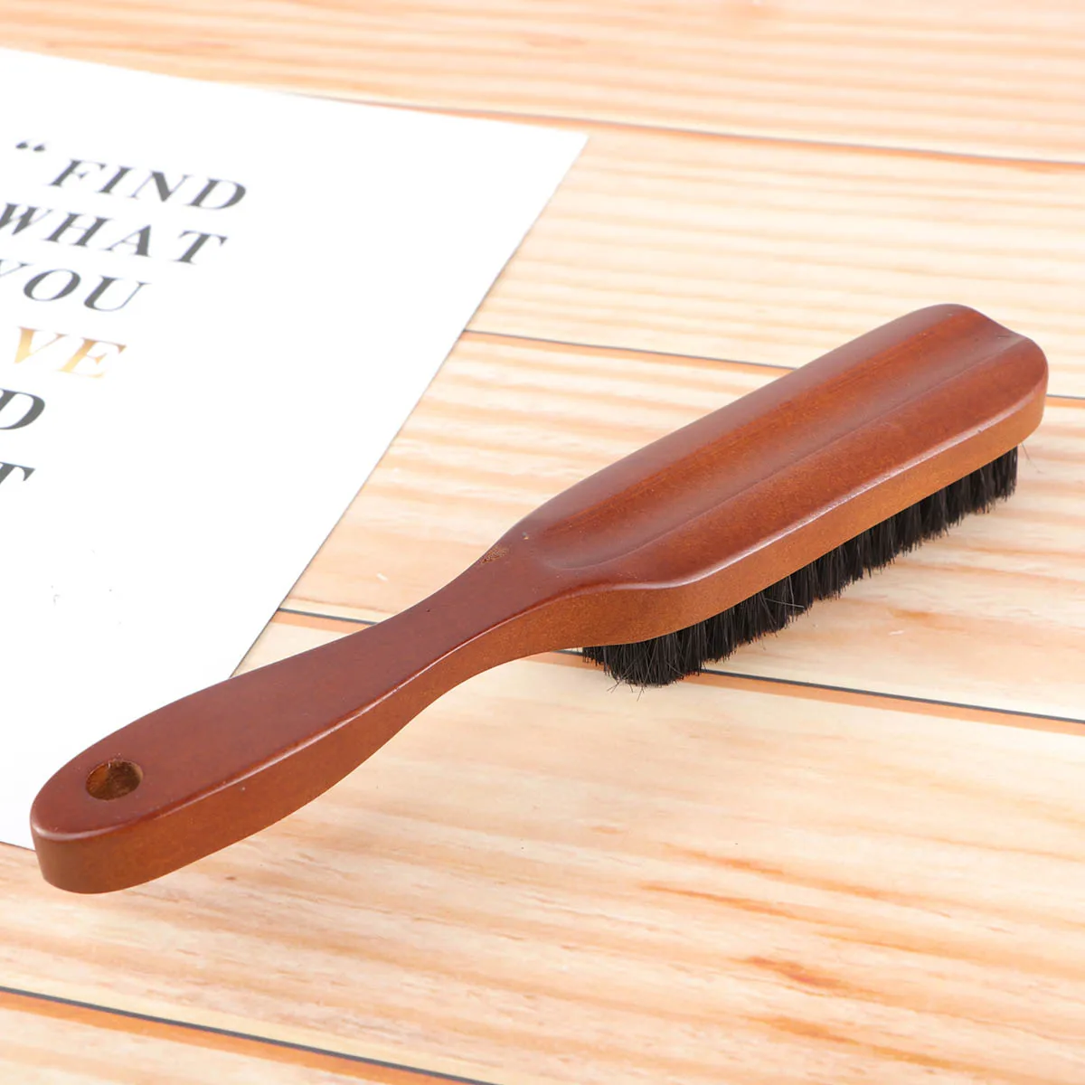 

Handle Boar Men Men Bristles Portable Styling Portable Beard Brush Beard Brush Grooming Gift Shaving Accessories