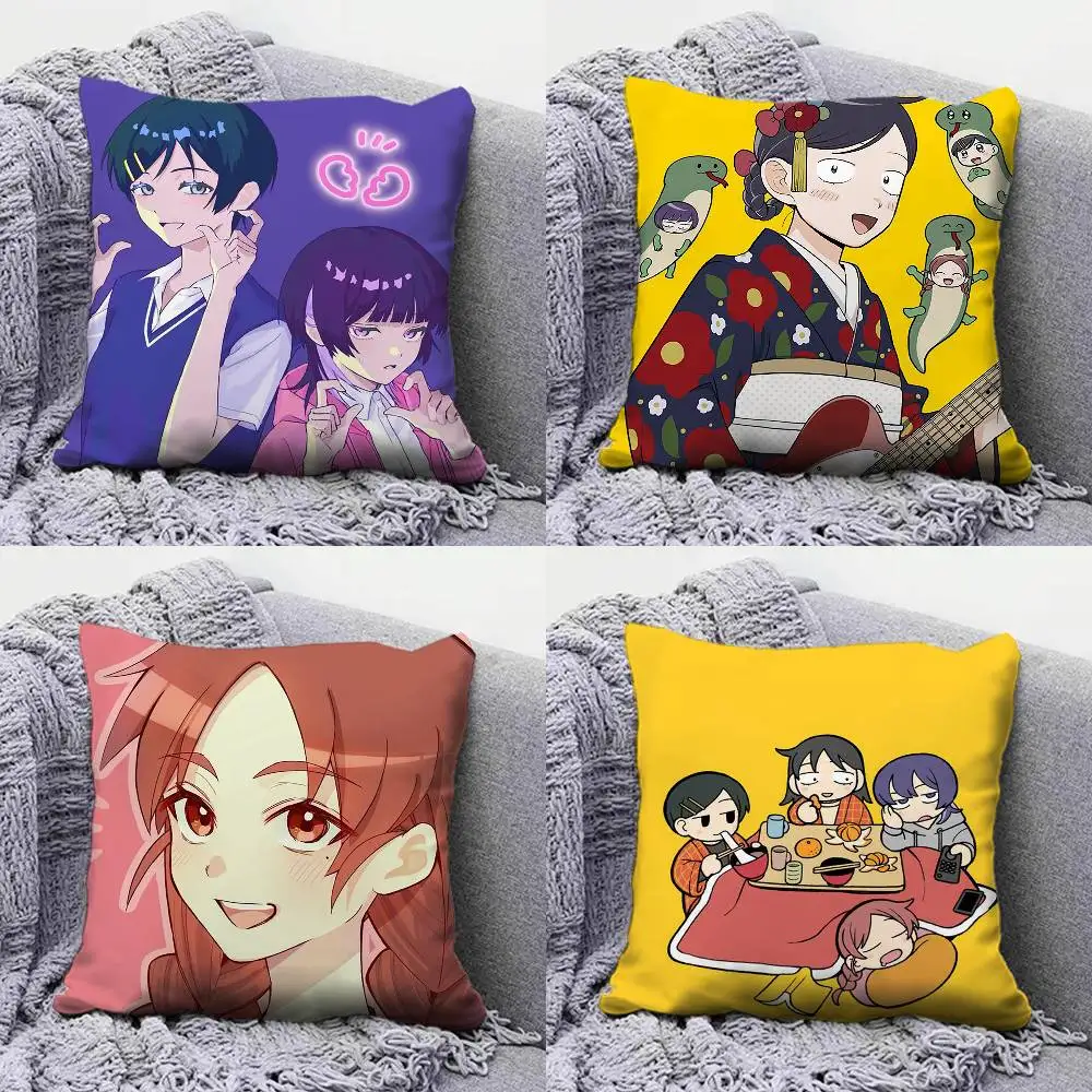 girl meets rock Manga  Pillow Covers, Home Sofa Cushion Covers and Aecorative Custom