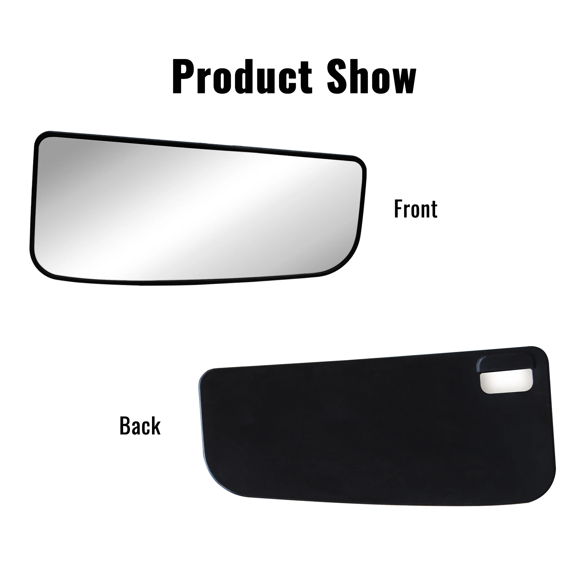 

Mirror Glass fit for 2015-2020 F-150,2017-2020 F250-F550 Super Duty Passenger Right Side Backing Plate Lower 02H-BR