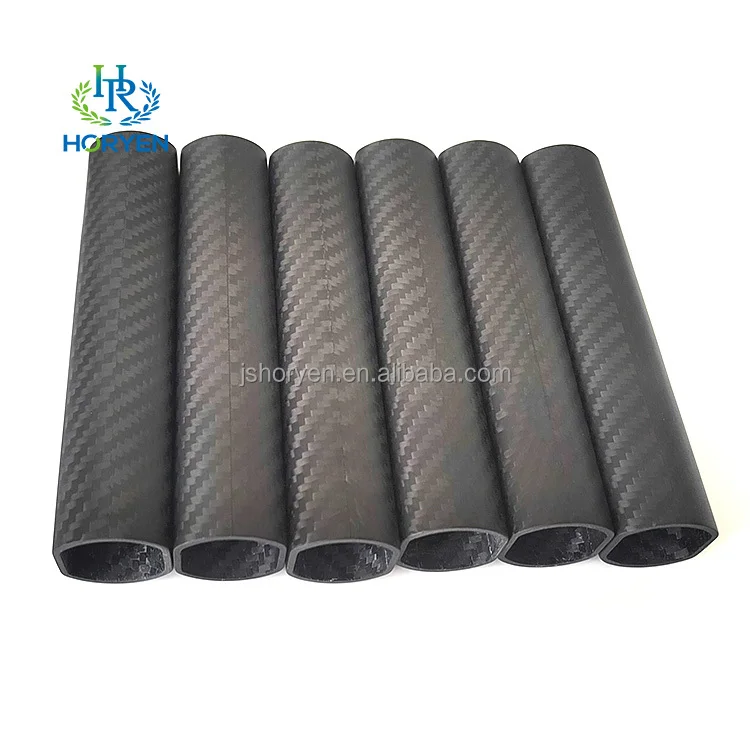 

High-Density Lightweight Custom 3k Carbon Fiber Tube Profile