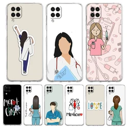 Doctor Nurse Medical Medicine Phone Case For Samsung A13 A33 A35 A55 A73 A53 A23 A51 A71 A21S A31 A41 A05s A03S A15 A25 5G Cover