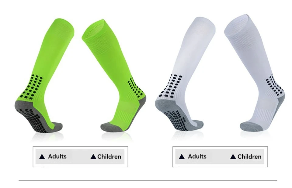 Loogdeel 1 Paar 26-45 Kinder-Fußball-Kompressions-Sportsocken, dehnbare kniehohe Röhrensocken, Herren, Damen, Teenager, Fußball-Sportsocken – Detail 17