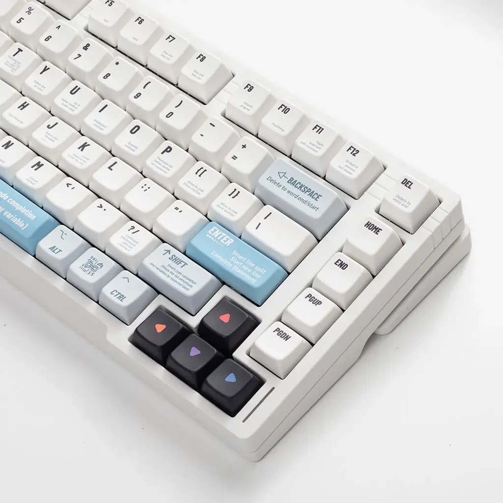 Imagem -03 - Programador Tema Keycaps Conjunto Completo Teclado Mecânico Mda Altura Pbt Térmico Sublimação Faça Você Mesmo para 61 87 98 104 108 141 Chaves