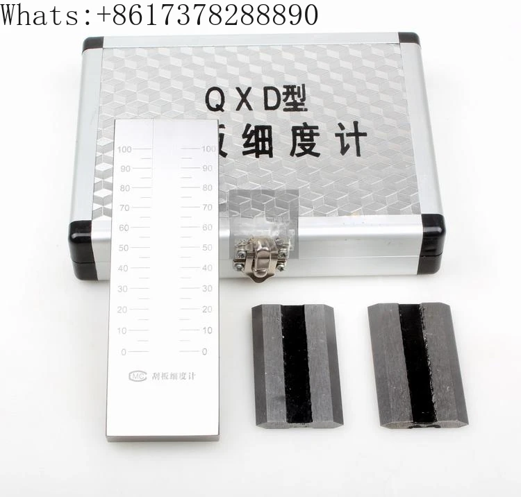 

Stainless steel QXD scraper fineness meter 0-25/50/100/150 fineness plate coating particle fineness meter