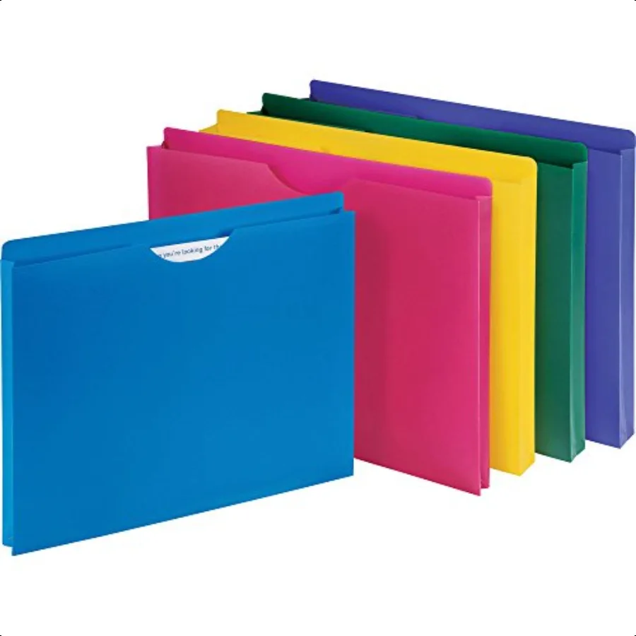 

File Jacket Assorted 44435 Pack of 10