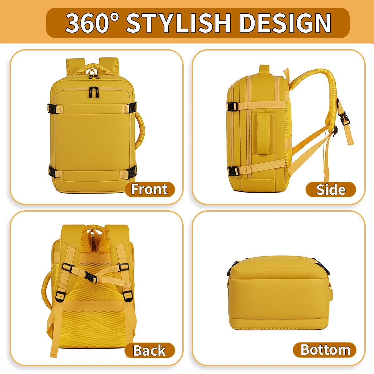 Can Be Used for Boarding and Checked-In Travel, New Large-Capacity Travel Backpack for Women, Business Trip Luggage Bag, Backpack for Men, Laptop Bag for Students