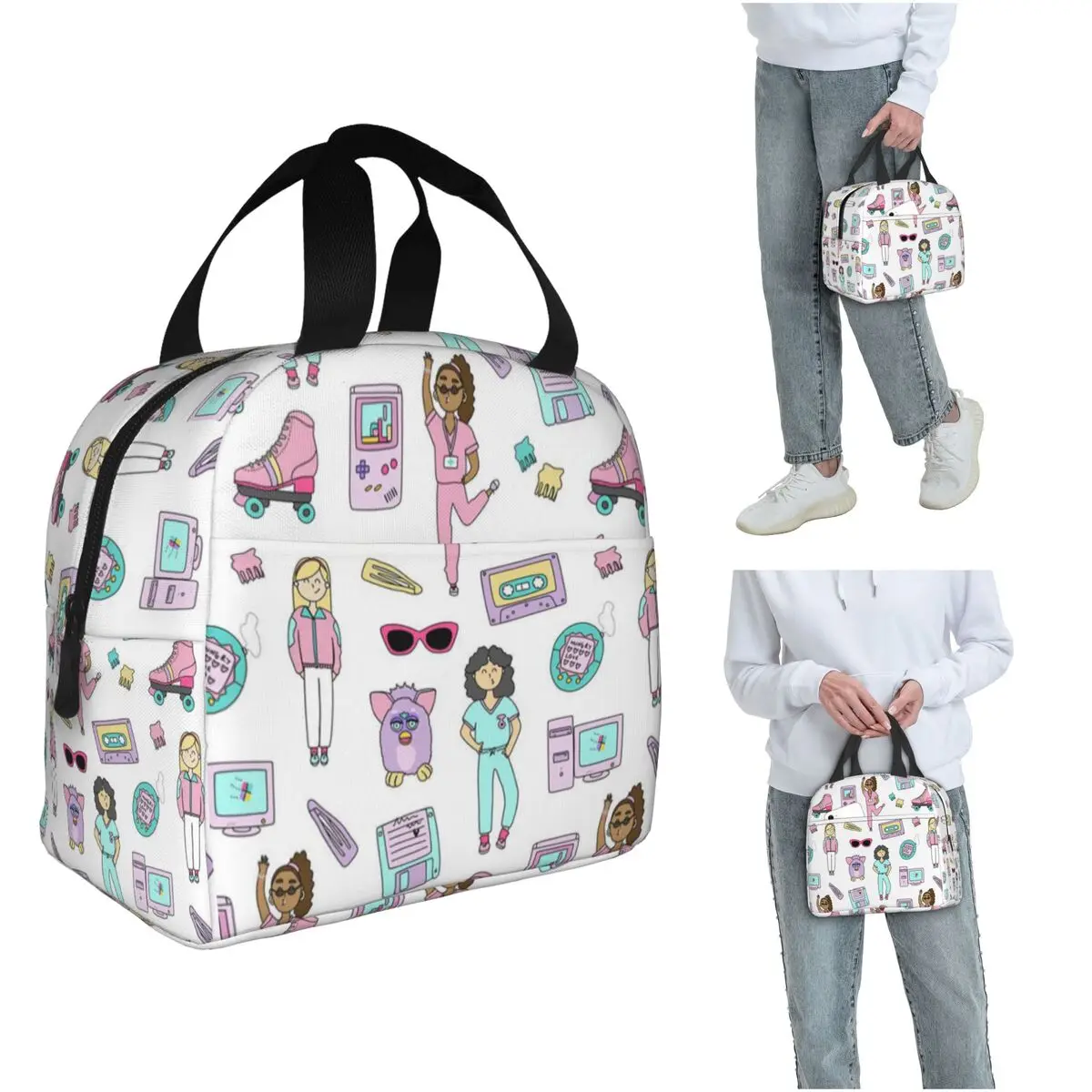 

Аксессуары для медицинского оборудования для медсестры Enfermera En Apuros, изолированная сумка для обеда, холодильник, термобокс для еды, сумка, ланч-боксы, контейнер