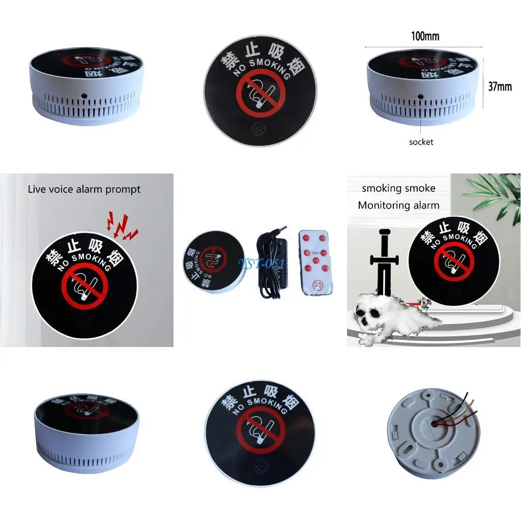 

E15A Smoke- Detector Alarm for w/ Remote Alarm Smoke- Detector 360° Detection