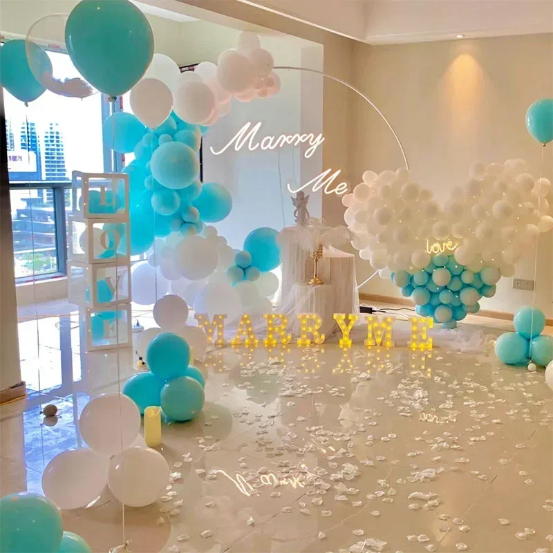 Metal Round Backdrop Stand Circle Balloon Arch Frame Kit Wedding Birthday Party Baby Shower Decoration Garden Arch Decoration