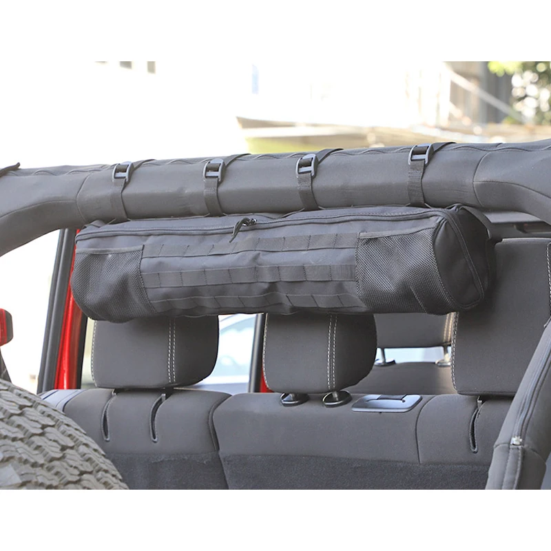 For Baic BJ40 Ickx K2 2021-2022 Tailbox Top Crossbar Storage Bag Roll Cage Storage Bag Car Accessory Accessories for Vehicles